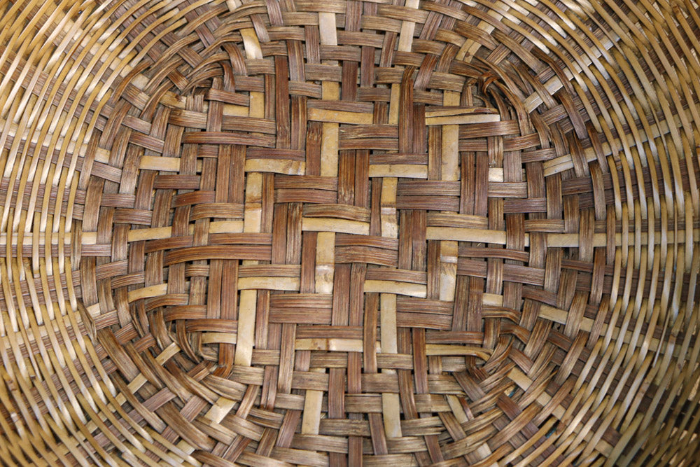 中型サイズ!! 丸みを帯びた優しいシルエットの丸カゴ　DC7862