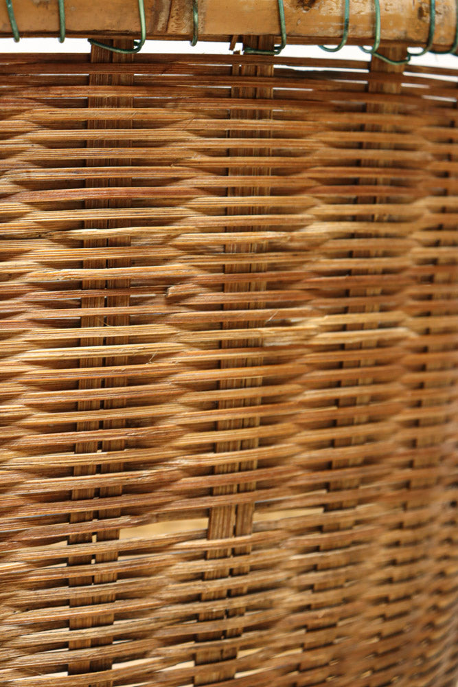 中型サイズ!! 丸みを帯びた優しいシルエットの丸カゴ　DC7862