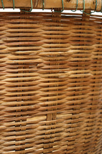 中型サイズ!! 丸みを帯びた優しいシルエットの丸カゴ　DC7862