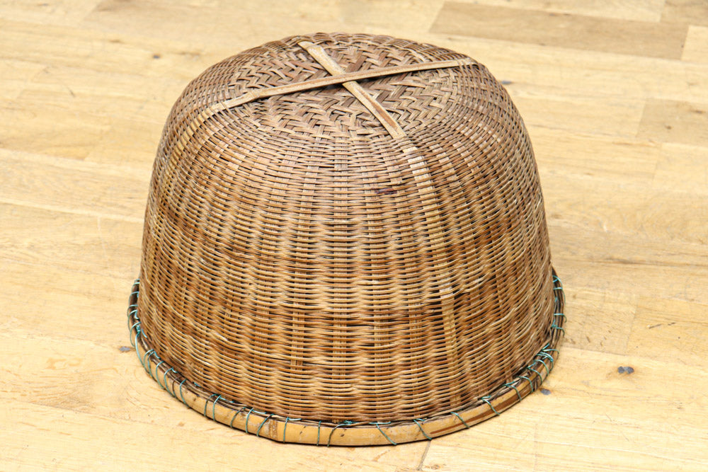 中型サイズ!! 丸みを帯びた優しいシルエットの丸カゴ　DC7862