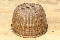 中型サイズ!! 丸みを帯びた優しいシルエットの丸カゴ　DC7862