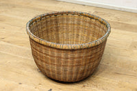 中型サイズ!! 丸みを帯びた優しいシルエットの丸カゴ　DC7862