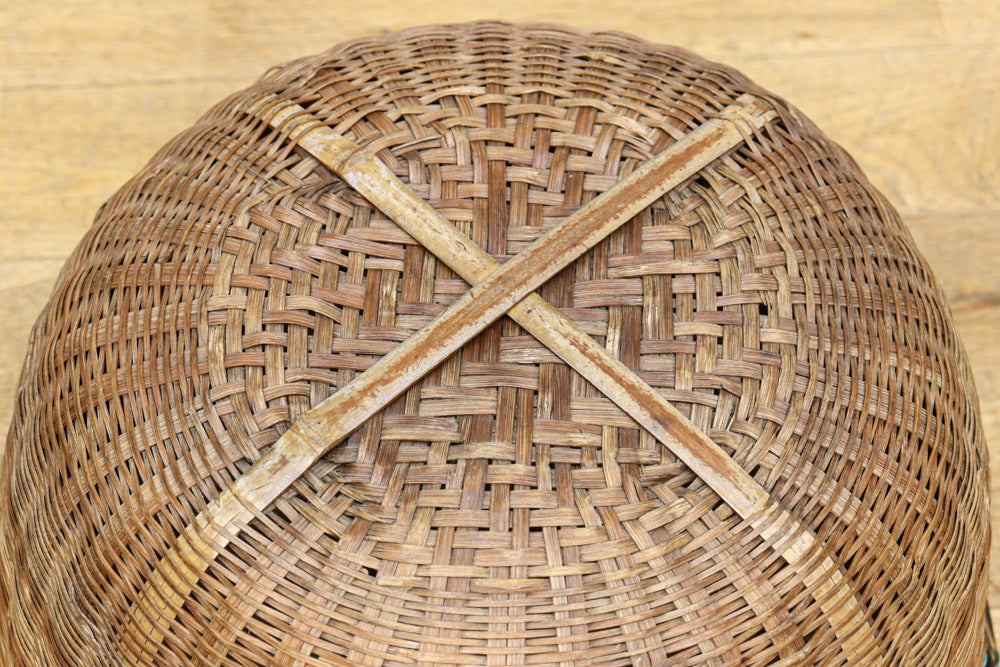 中型サイズ!! 丸みを帯びた優しいシルエットの丸カゴ　DC7862