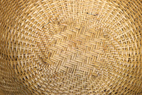 中型サイズ!! 深さのある柔らかい色合いの丸カゴ　DC7863