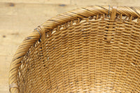 中型サイズ!! 深さのある柔らかい色合いの丸カゴ　DC7863