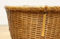 中型サイズ!! 温かみのある風合いが魅力の丸カゴ　DC7864