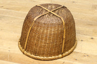 中型サイズ!! 温かみのある風合いが魅力の丸カゴ　DC7864