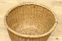 中型サイズ!! 温かみのある風合いが魅力の丸カゴ　DC7864