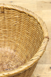 中型サイズ!! 温かみのある風合いが魅力の丸カゴ　DC7864