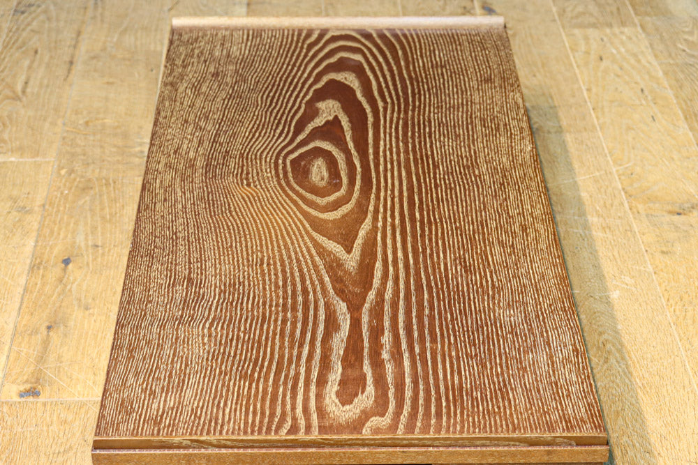 木地色の優雅な杢目が浮かぶ置台　DC7870