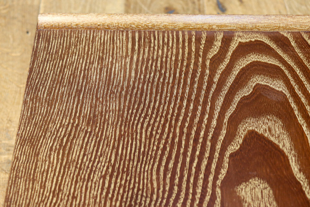 木地色の優雅な杢目が浮かぶ置台　DC7870