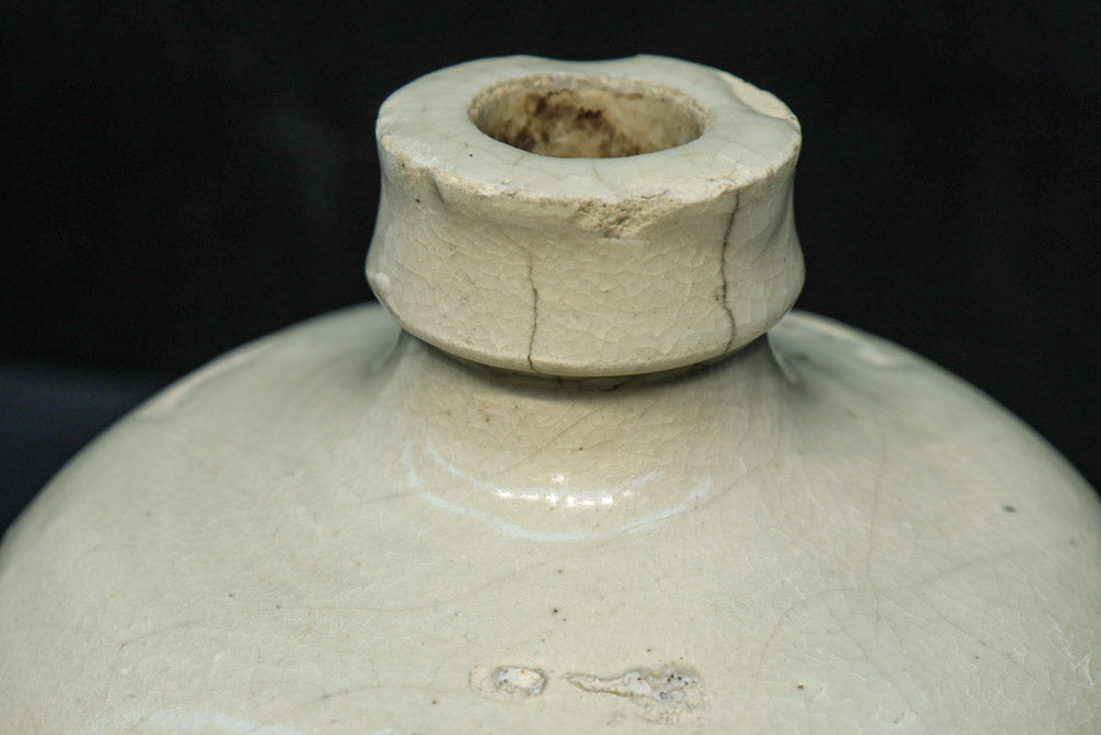 側面下に注ぎ口のあるどっしりと風格ある酒徳利 DC7875 – 古福庵