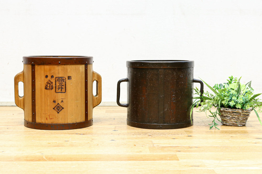 時代を重ねた風合い溢れる稀少半斗マス　DC7880ab　在庫(a:1 b:0)個