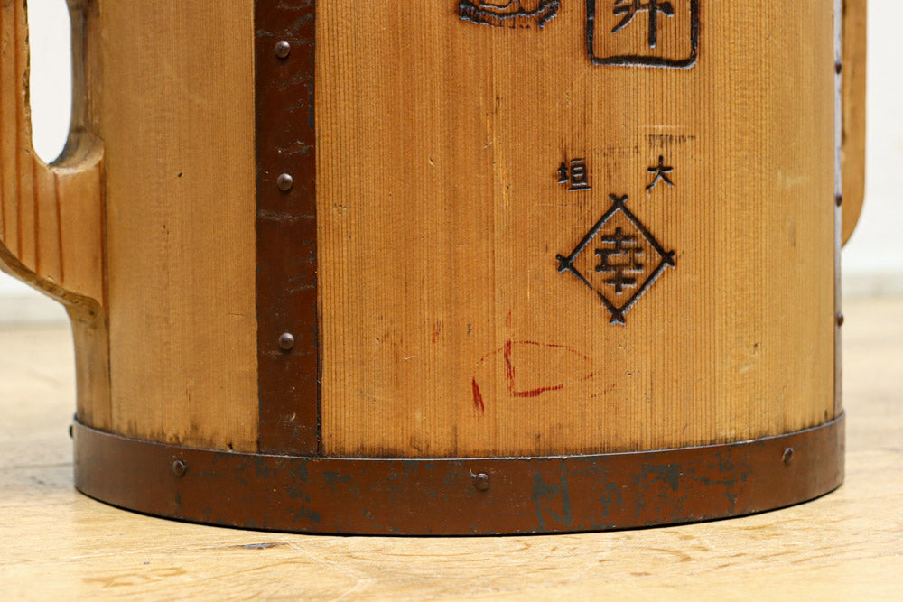 時代を重ねた風合い溢れる稀少半斗マス　DC7880ab　在庫(a:1 b:0)個