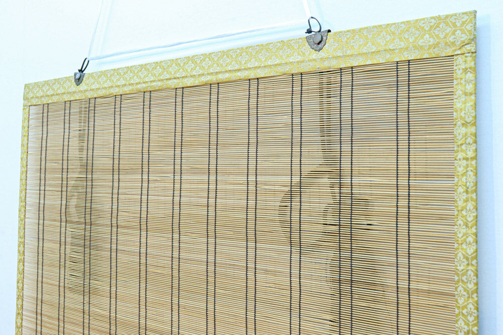 優しい色合いで和の趣きのある御簾(みす)　DC7886