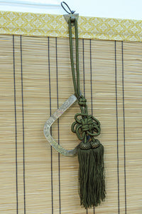 優しい色合いで和の趣きのある御簾(みす)　DC7886