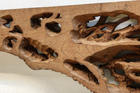 二人の天女が穏やかに空を舞う姿を描く彫刻飾り　DC7905