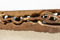 14人のお坊さんの交流会を細やかに描いた彫刻飾り　DC7906