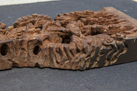 14人のお坊さんの交流会を細やかに描いた彫刻飾り　DC7906