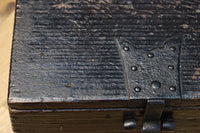 古色の風合いに時代を重ねた風格が漂う銭箱　DC7907