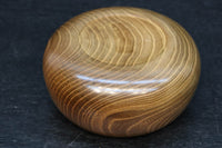 優美な杢目で温かみのある碁笥　DC7918　在庫2個