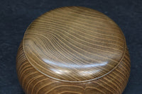 優美な杢目で温かみのある碁笥　DC7918　在庫2個