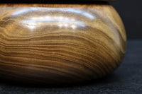 優美な杢目で温かみのある碁笥　DC7918　在庫2個