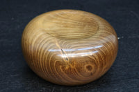 優美な杢目で温かみのある碁笥　DC7918　在庫2個