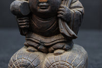 温かみ溢れる木彫りの小さな大黒様　DC7922abc　在庫(a:1 b:1 c:0)個