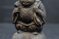 温かみ溢れる木彫りの小さな大黒様　DC7922abc　在庫(a:1 b:1 c:0)個