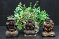 温かみ溢れる木彫りの小さな大黒様　DC7922abc　在庫(a:1 b:1 c:0)個