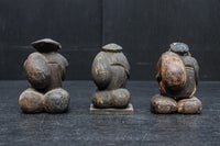 温かみ溢れる木彫りの小さな大黒様　DC7922abc　在庫(a:1 b:1 c:0)個