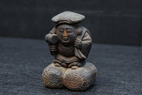 温かみ溢れる木彫りの小さな大黒様　DC7922abc　在庫(a:1 b:1 c:0)個