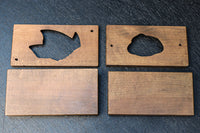 魚と蓮根の可愛らしい菓子型　DC7932ab　在庫(a:1 b:1)個