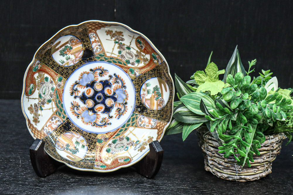 Imari medium-sized round plate DC7934