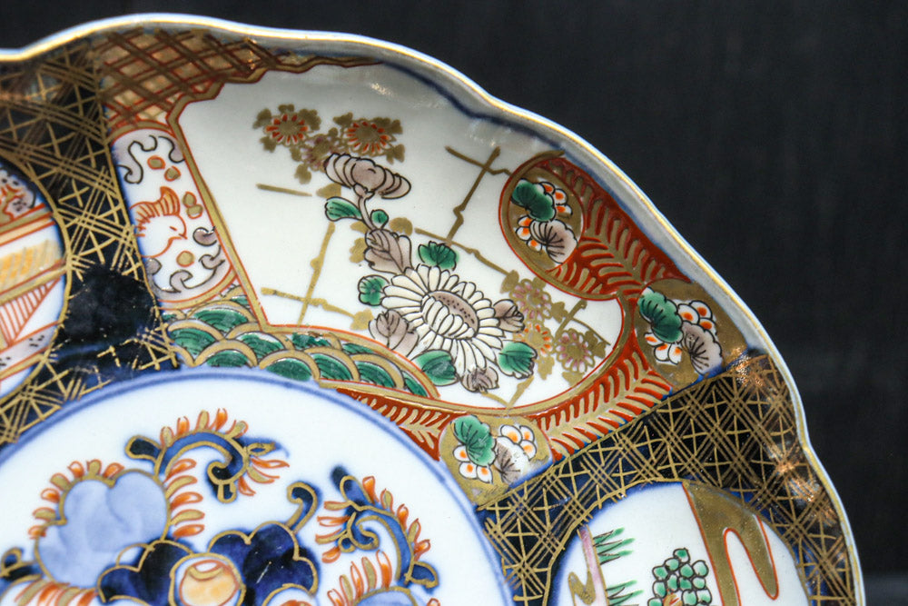 Imari medium-sized round plate DC7934