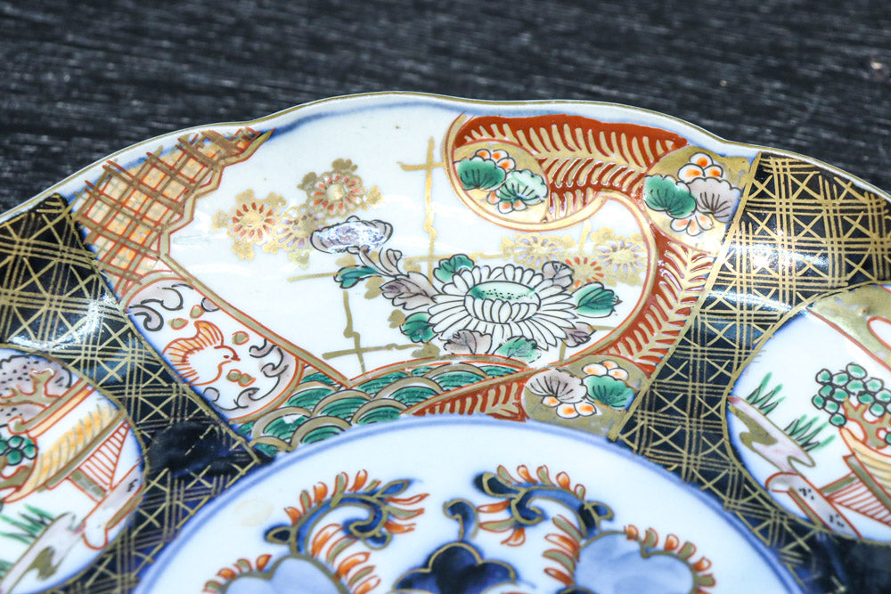 Imari medium-sized round plate DC7934