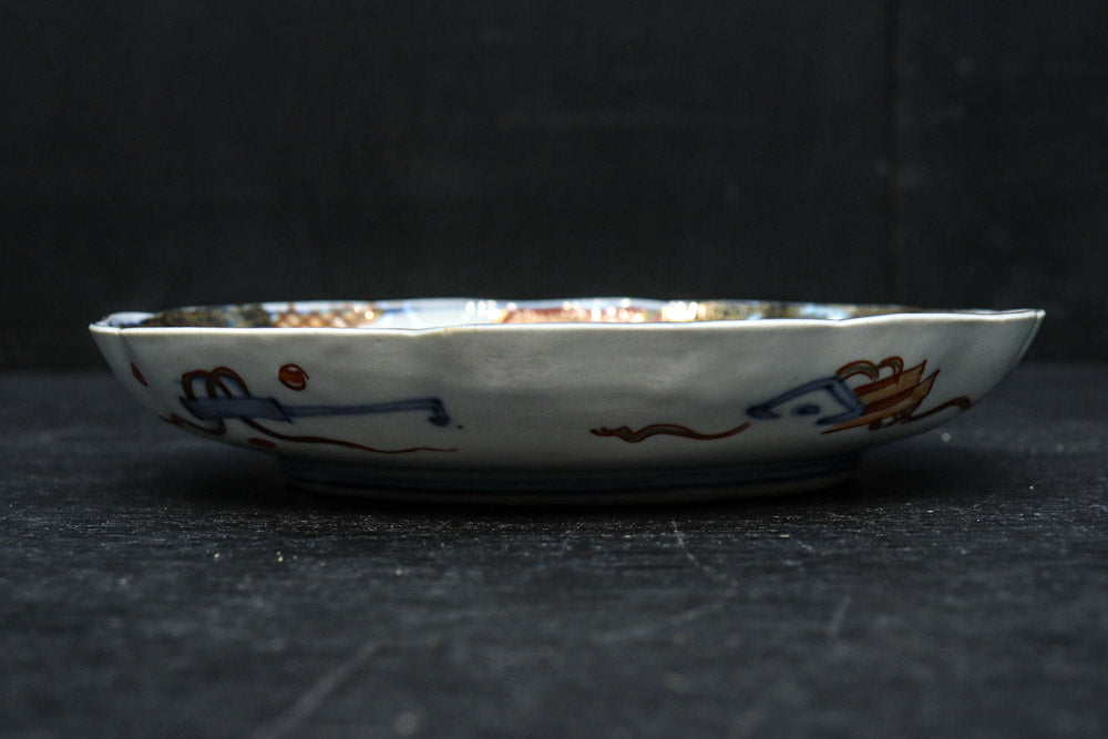 Imari medium-sized round plate DC7934