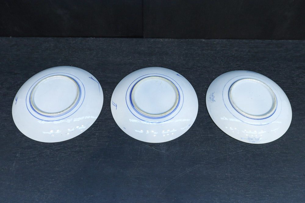 清閑な家屋のある風景を描いた中皿　DC7944ab　在庫(a:2 b:1)枚