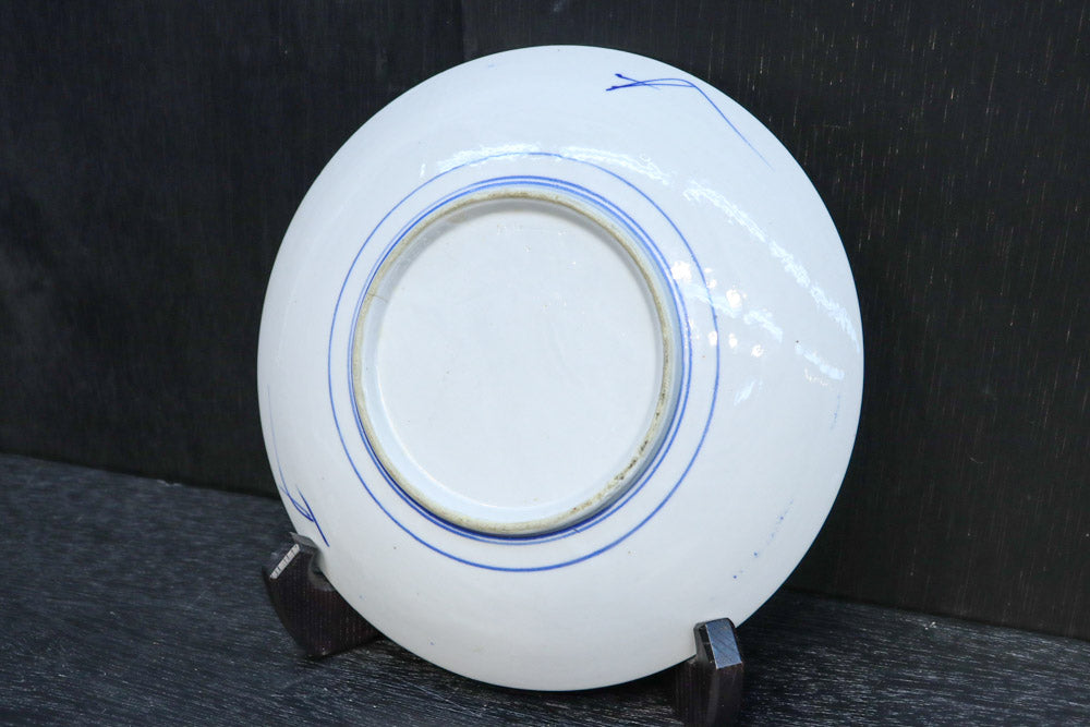 清閑な家屋のある風景を描いた中皿　DC7944ab　在庫(a:2 b:1)枚