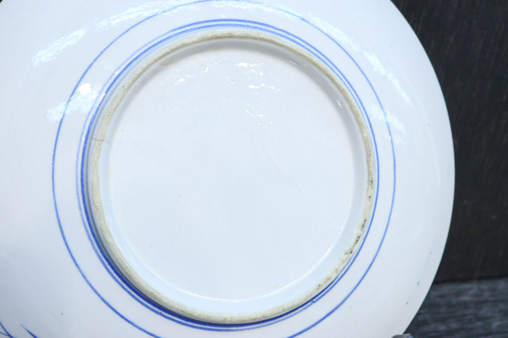 清閑な家屋のある風景を描いた中皿　DC7944ab　在庫(a:2 b:1)枚