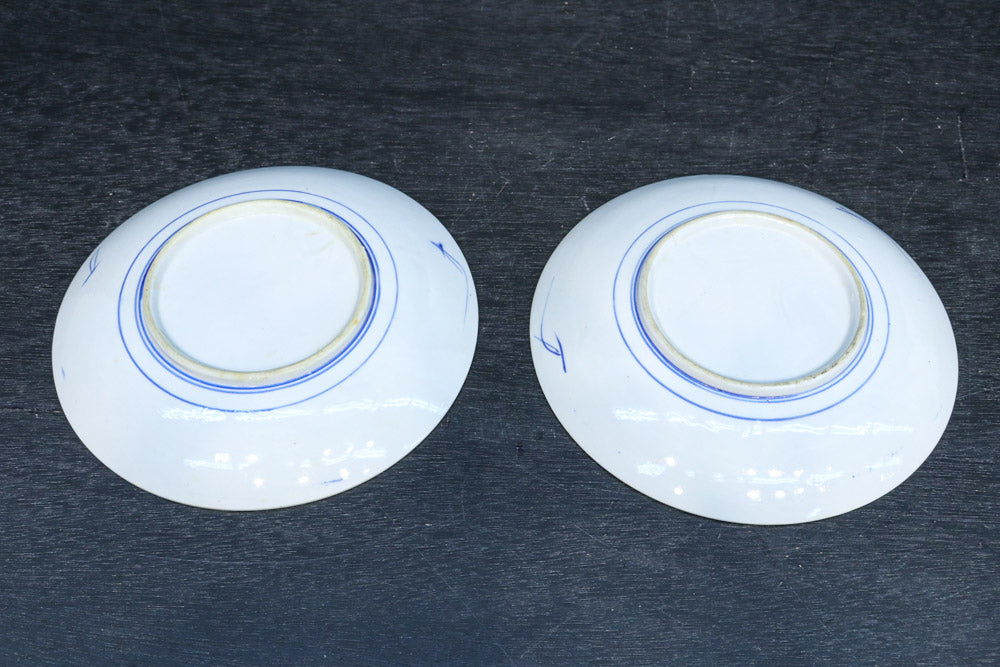 清閑な家屋のある風景を描いた中皿　DC7944ab　在庫(a:2 b:1)枚