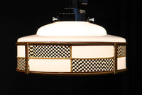 市松模様のセル装飾がレトロモダンに飾る電笠　DC7954