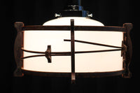 松葉の装飾で雅な面持ちある電笠　DC7957a