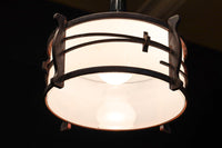 松葉の装飾で雅な面持ちある電笠　DC7957a