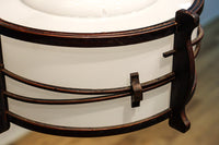 松葉の装飾で雅な面持ちある電笠　DC7957a