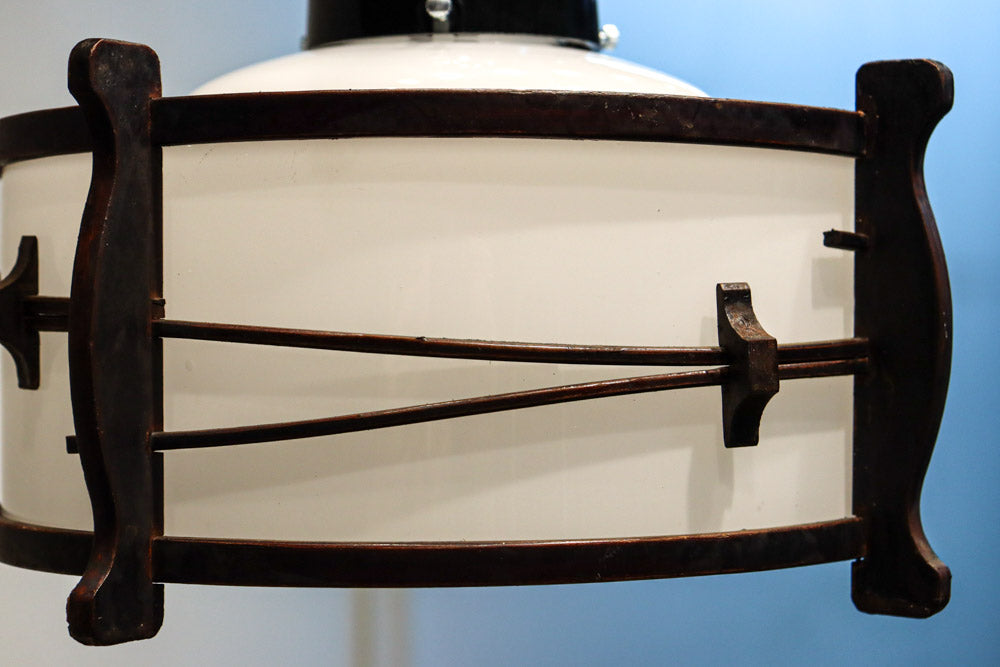 松葉の装飾で雅な面持ちある電笠　DC7957a