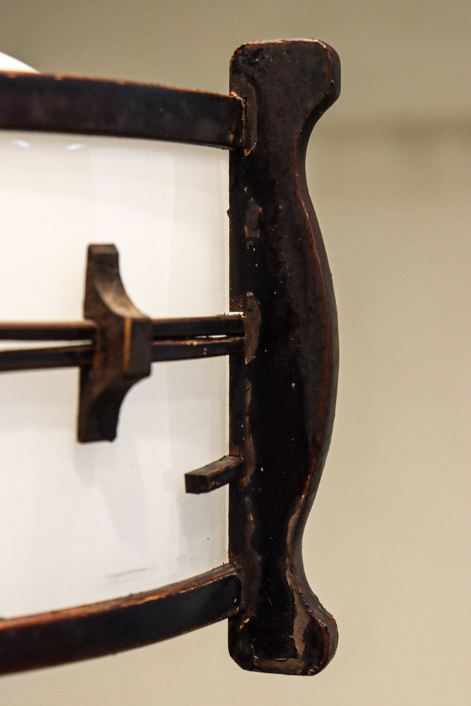 松葉の装飾で雅な面持ちある電笠　DC7957a