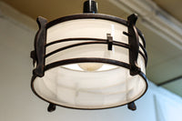 松葉の装飾で雅な面持ちある電笠　DC7957a