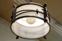 松葉の装飾で雅な面持ちある電笠　DC7957a